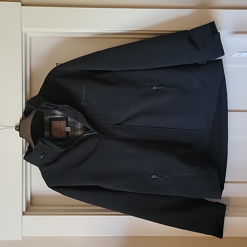 New Men's Winter Black Coat, size XL